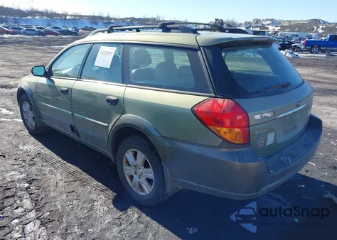 2005 Subaru Outback 2.5I from USA, damaged, VIN 4S4BP61C657388006